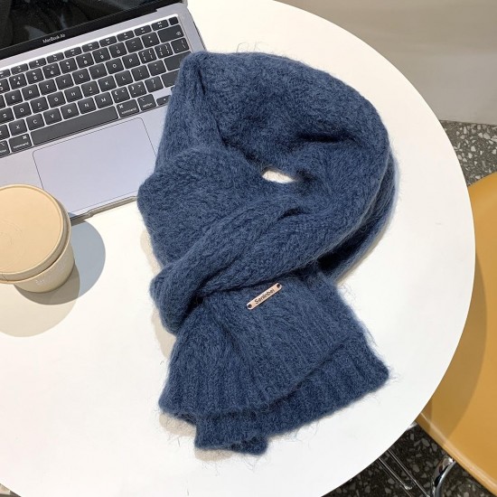 Textured Warm Winter Scarf