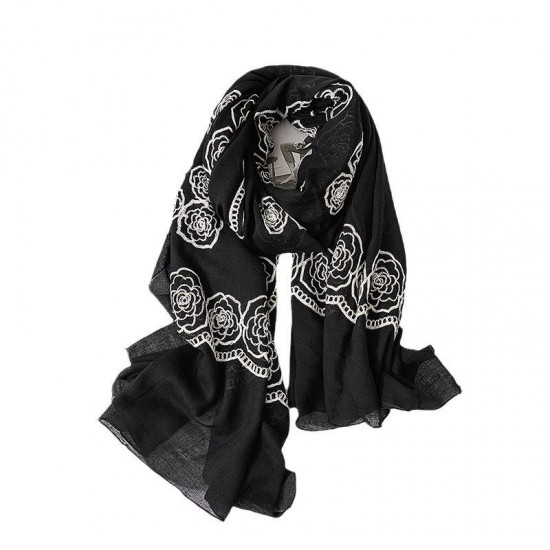 Refined Linen Blend Scarf