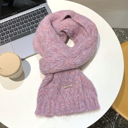 Textured Warm Winter Scarf