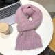 Textured Warm Winter Scarf