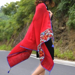 Warm Linen Blend Scarf