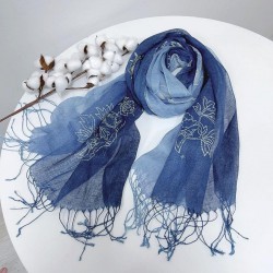 Minimal Linen Blend Scarf